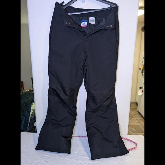 EUC SLALOM Black Ski Pants for Women Size Medium - Weatherproof and Stylish - Picture 1 of 9